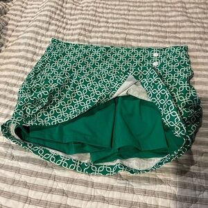Lady Hagen Green Patterned Skort